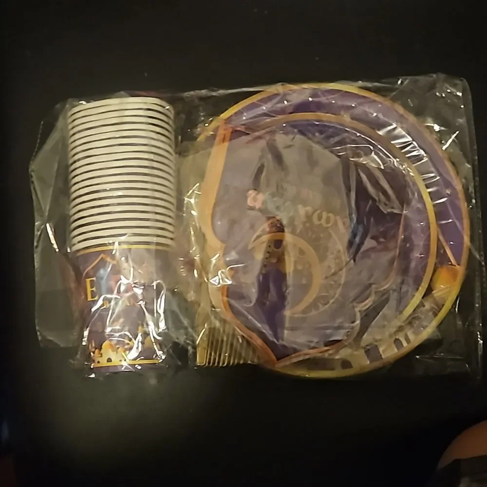 100pcs Ramadan Eid Mubarak Tablewre Eid Al Adha New